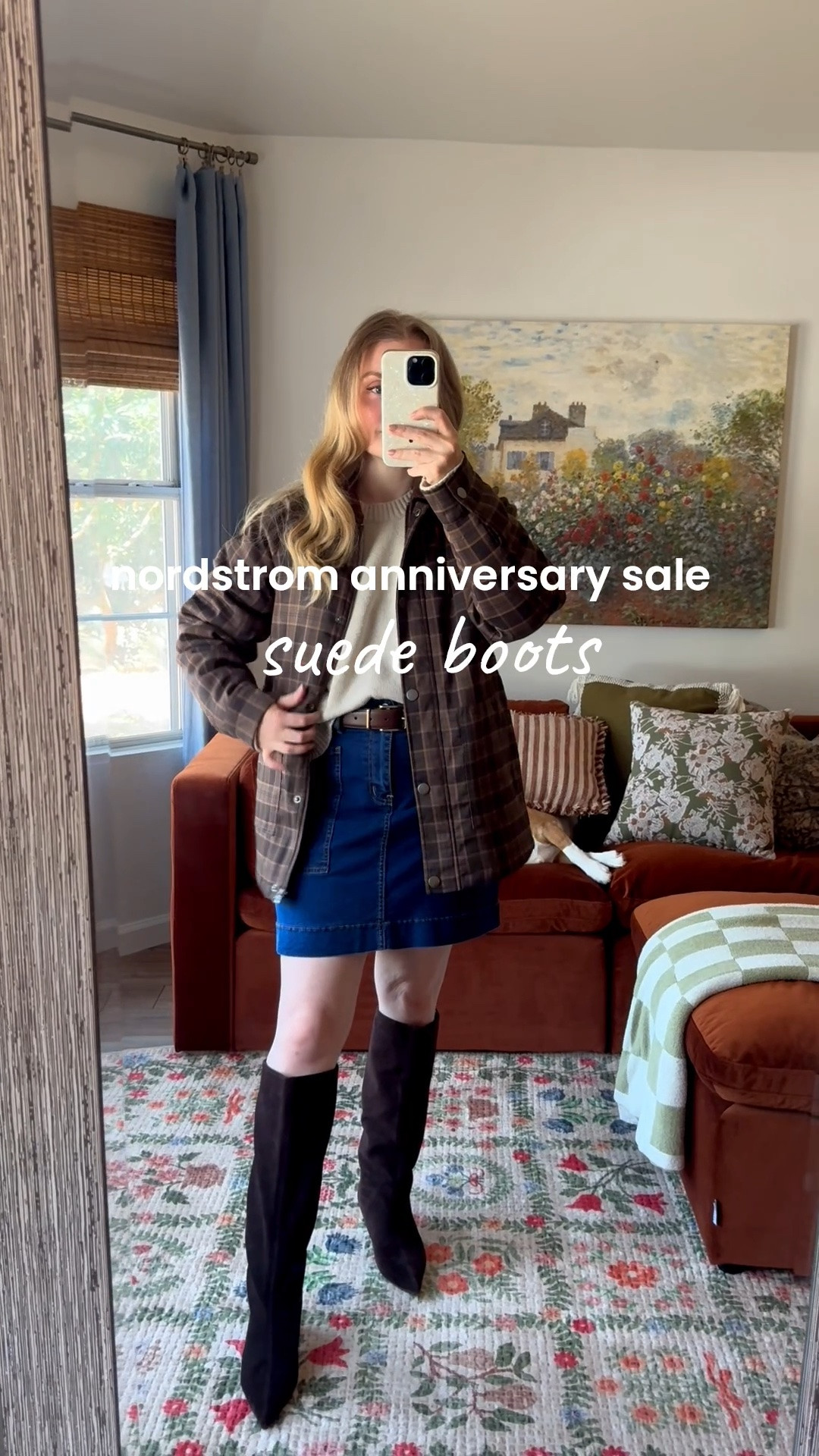 these nordstrom anniversary sale suede boots (steve madden brax boots) are one of the cutest of the sale! they have a trendy heel shape that is super flattering!

i find these run tts but on the big side. very comfy and relaxed in the calf!

#LTKSeasonal #LTKSaleAlert #LTKootd
