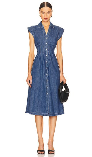 Ruben Midi Dress in Cornflower | Revolve Clothing (Global)