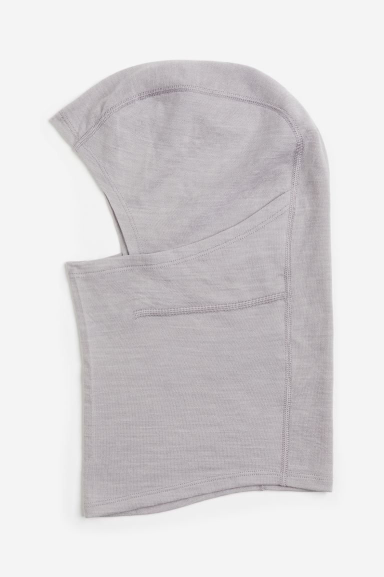 Seamless wool-blend sports balaclava | H&M (UK, MY, IN, SG, PH, TW, HK)