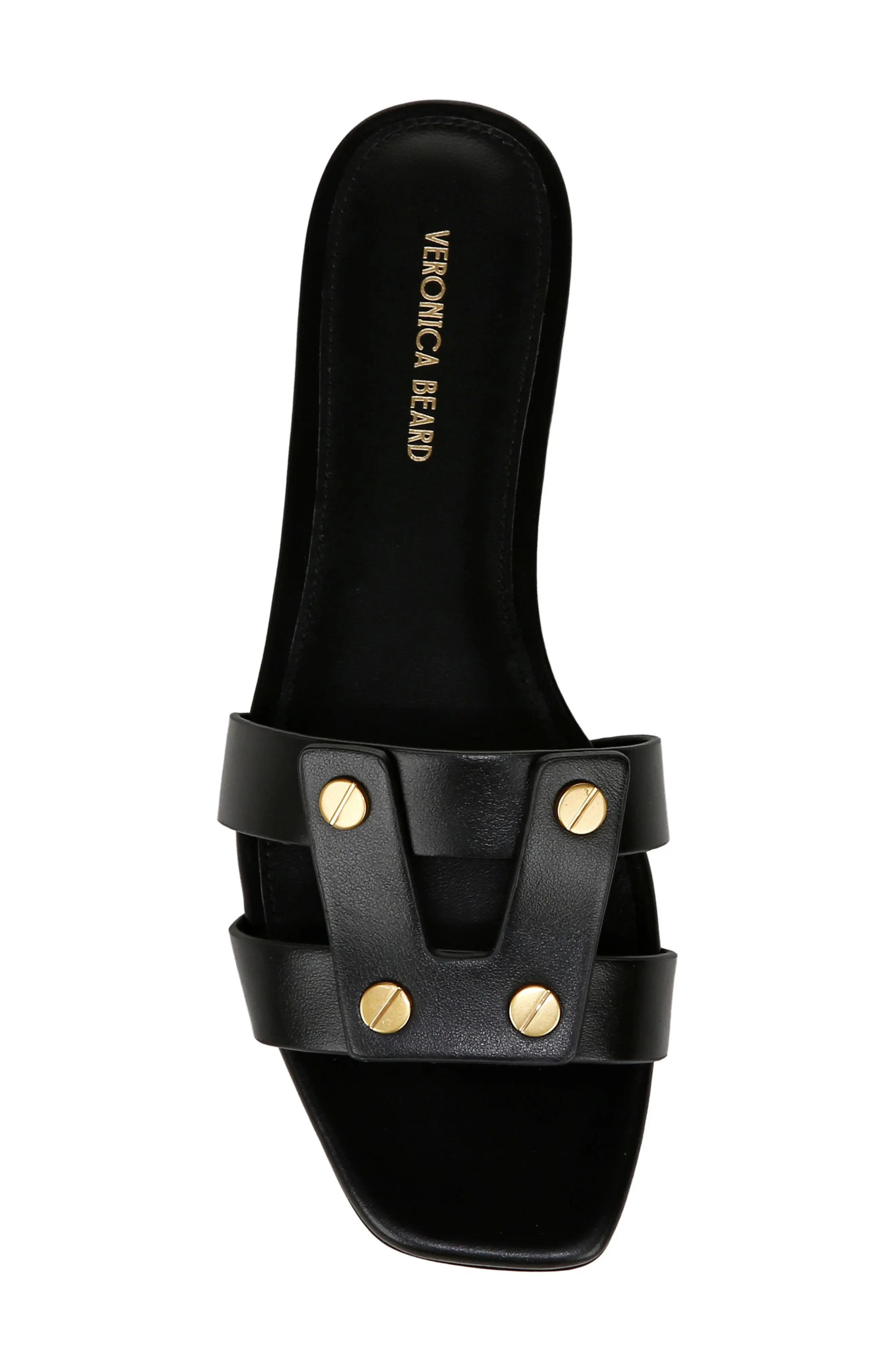 Veronica Beard Via Slide Sandal in Black at Nordstrom, Size 9.5 | Nordstrom