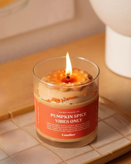 Pumpkin spice candle on sale 25% off during the LTK Sale September 21 - 24.#LTKSale 

#LTKfindsunder50 #LTKhome