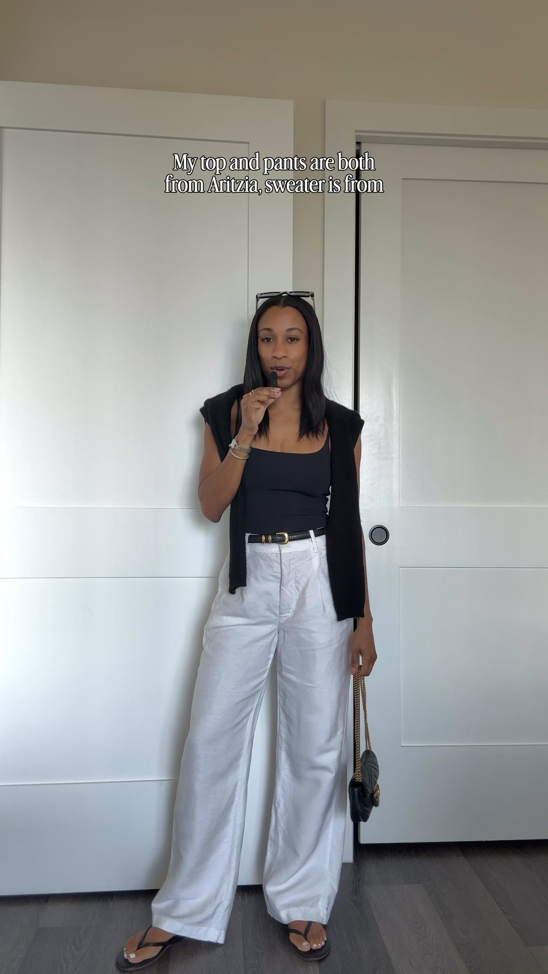 casual summer outfit✨

this look is also a great office outfit. you can swap out the sweater for a blazer.

#LTKPetite #LTKWorkwear #LTKgrwm