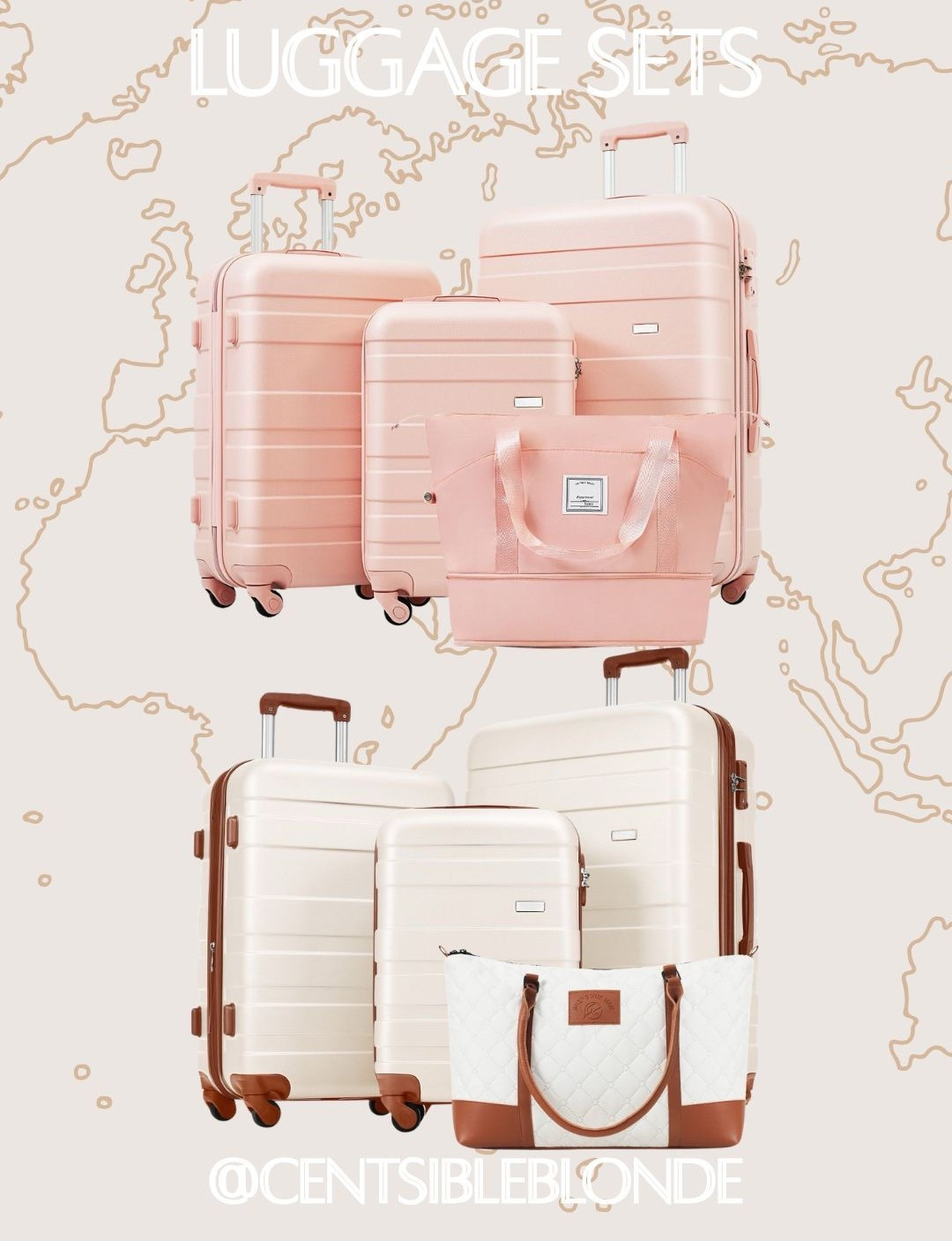 4 piece Luggage set, travel, suitcases, rolling luggage, travel bags, vacation

#LTKTravel #LTKMens #LTKSaleAlert