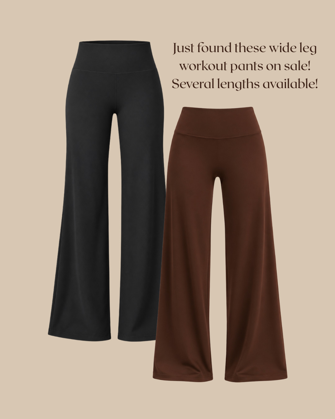 CRZ YOGA Butterlift Wide Leg Pants Pockets 29"/31"/33",
CRZ YOGA Softretch Wide Leg Pants 28"/30"/32"

 

 #LTKfitnessgoals #LTKActive #LTKSaleAlert