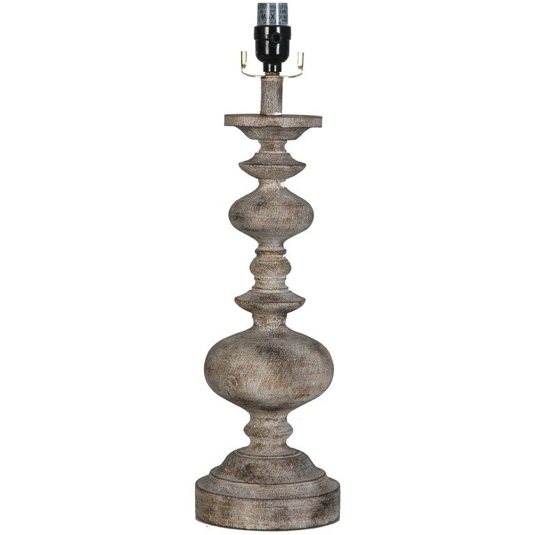 Better Homes & Gardens Gray Rustic Stacked Ball Table Lamp Base - Walmart.com | Walmart (US)