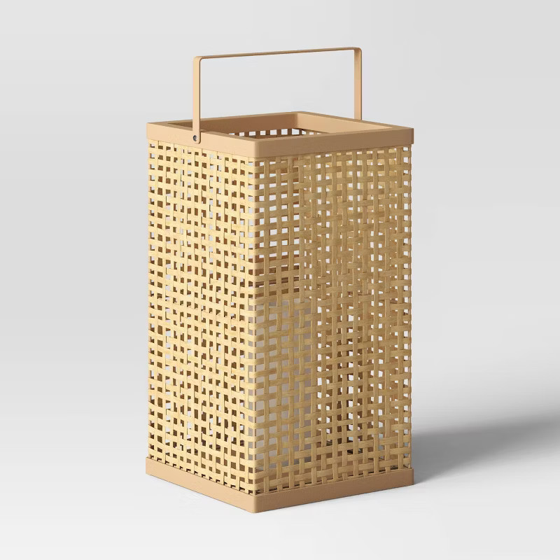 Caning Outdoor Lantern Neutral - Threshold™ | Target