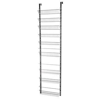 9-Tier Black Metal Over the Door Storage Organizer | The Home Depot