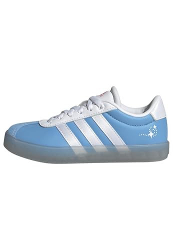 adidas Unisex-Kids Disney Cinderella VL Court 3.0, Semi Blue Burst/White/Lucid Pink, 11.5 | Amazon (US)