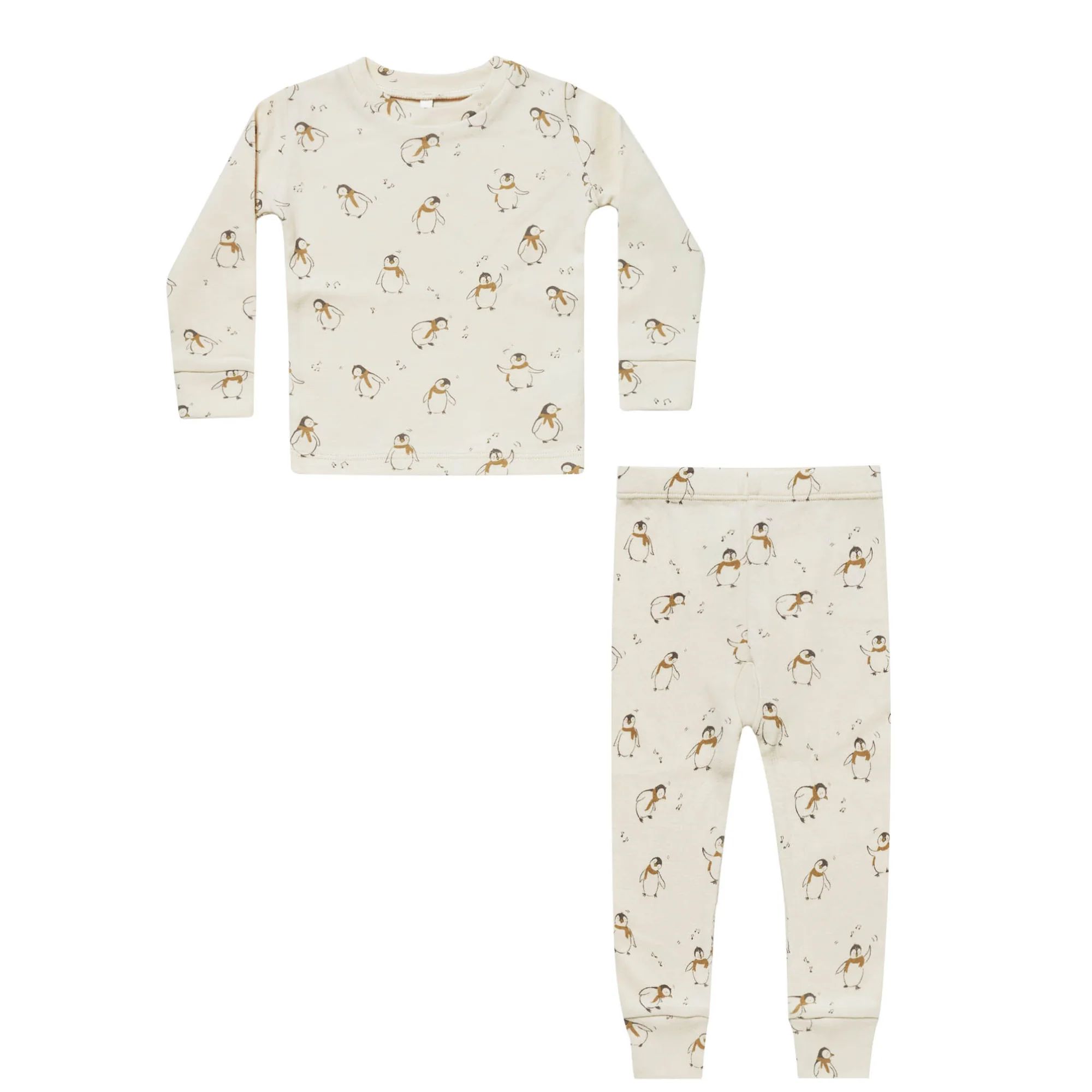 Rylee & Cru Long Sleeve Pajama Set, Penguins | SpearmintLOVE