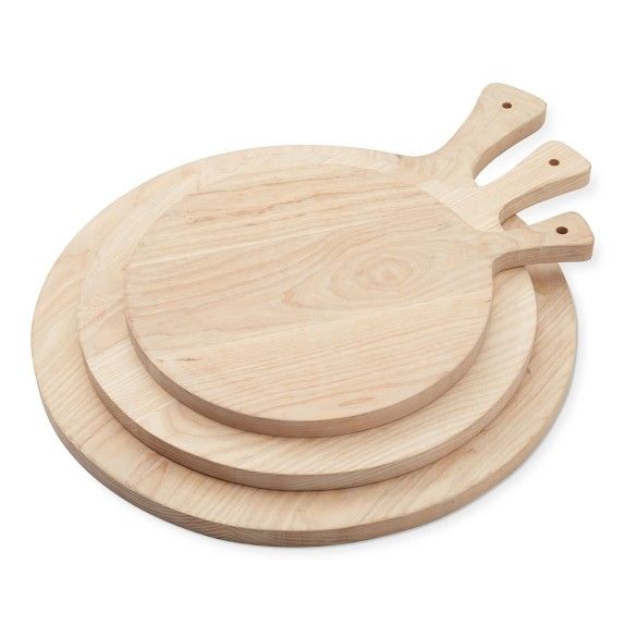 Ash Wood Round Cheese Boards | Williams-Sonoma