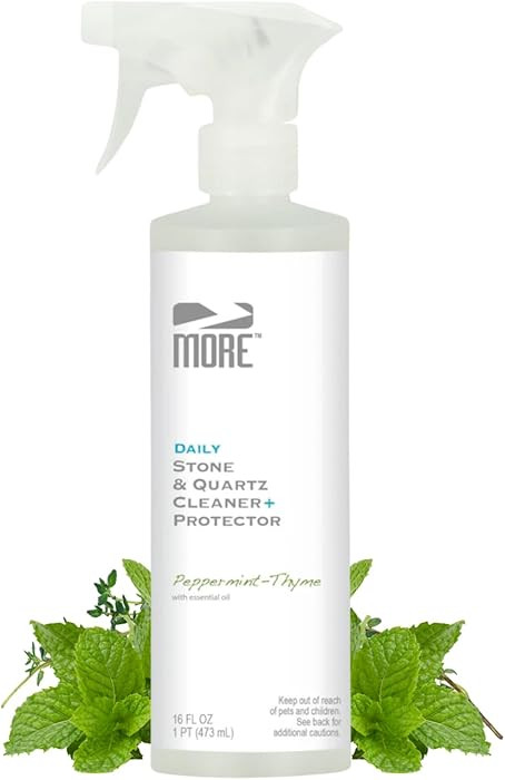 MORE Stone & Quartz Cleaner + Protector - Water-Based Surface Spray - Granite, Quartz & Marble Cl... | Amazon (US)