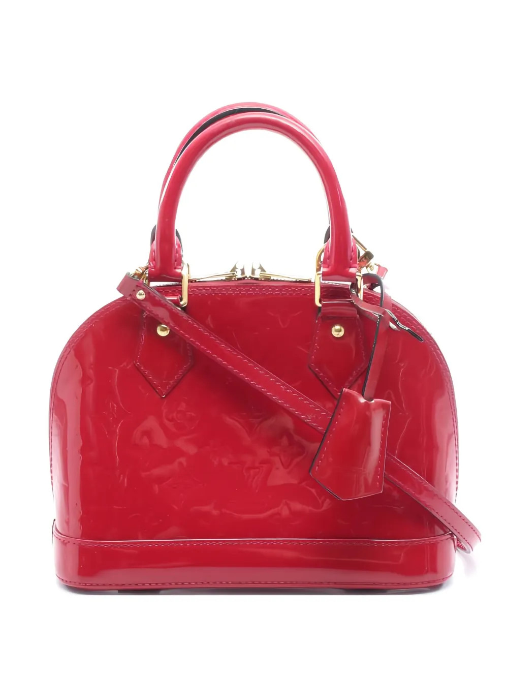 Louis Vuitton Pre-Owned2013 Monogram Vernis Alma BB tote bag | Farfetch Global