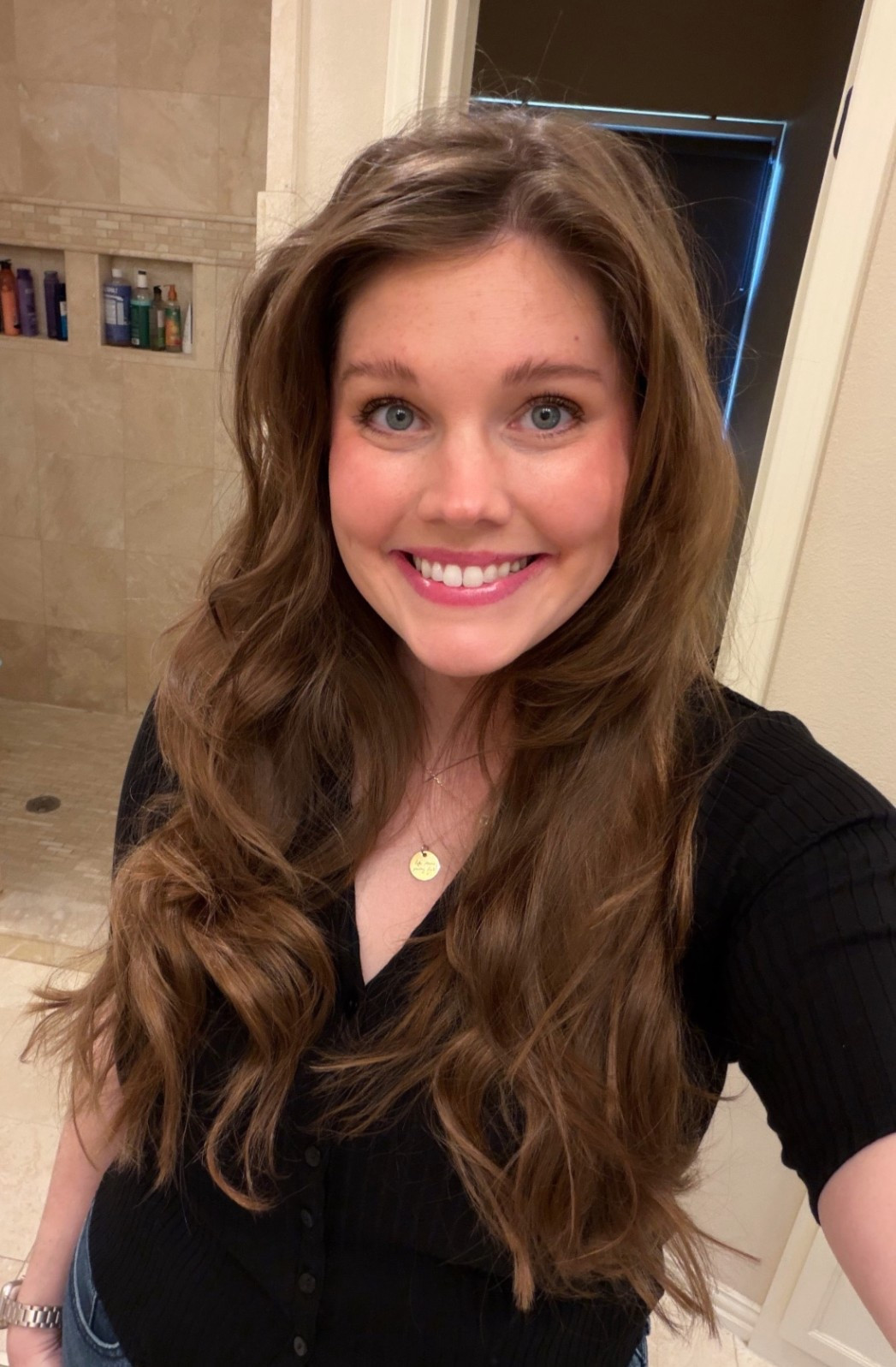 I have no idea how to use a curling iron, so I tried out hot rollers and I liked the look! Linking what I used!
............
Blowout hair routine hair tips hair tutorial blowout tutorial hair tools gray sweatshirt gray pullover hairspray drugstore haircare drugstore beauty hot rollers tutorials curling iron hairbrush easy hairdo beginner hair look straight hair tutorial soft waves soft curls texture spray voluminous hair full hair gold jewelry black top natural makeup drugstore makeup face of the day makeup of the day elf lip shine maybelline foundation work look workwear 

#LTKgrwm #LTKootd #LTKBeauty