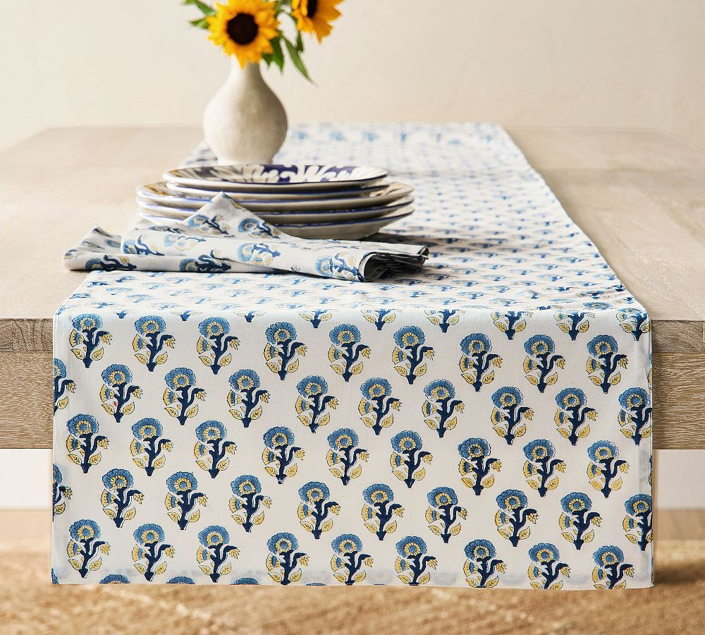 Alice Organic Cotton Table Runner | Pottery Barn (US)