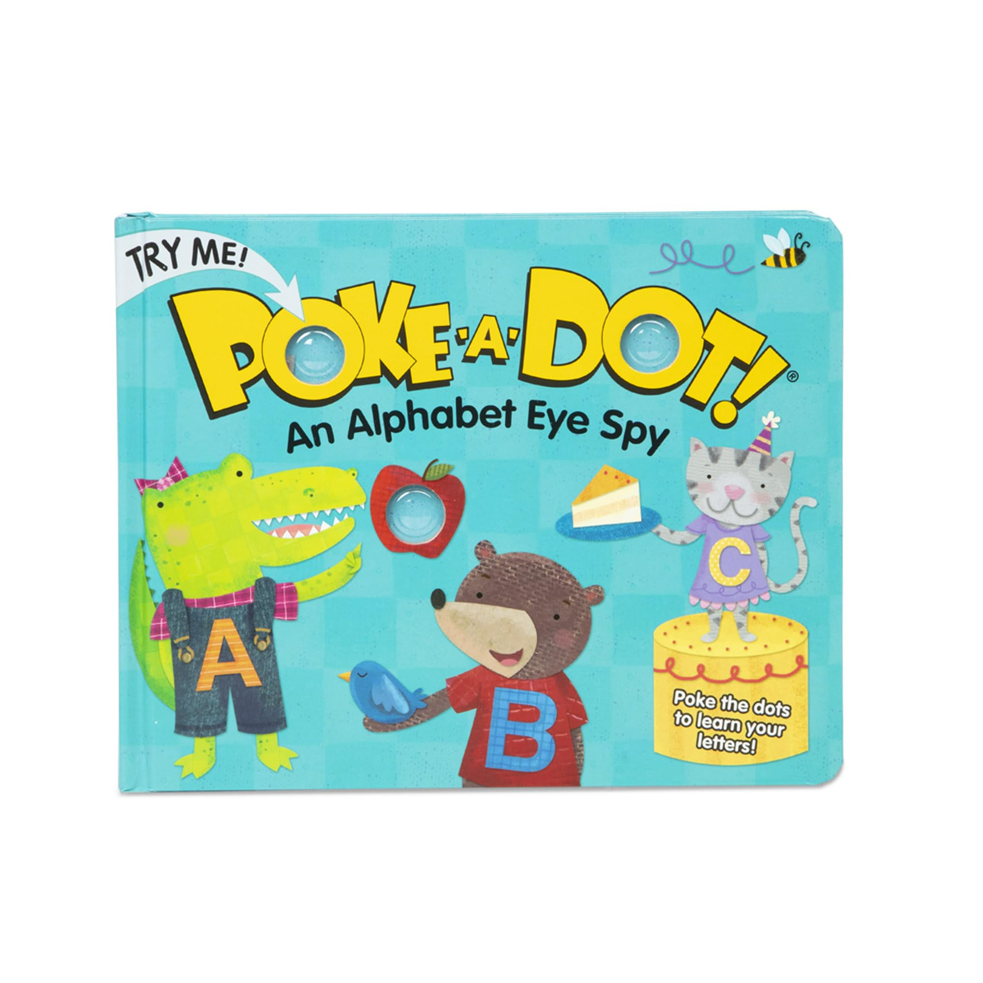 Melissa & Doug Poke-a-Dot! an Alphabet Eye Spy, Interactive Children's Board Book with Buttons to... | Amazon (US)