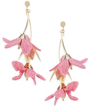 3D Flower Statement Drop Earrings | Dillard's