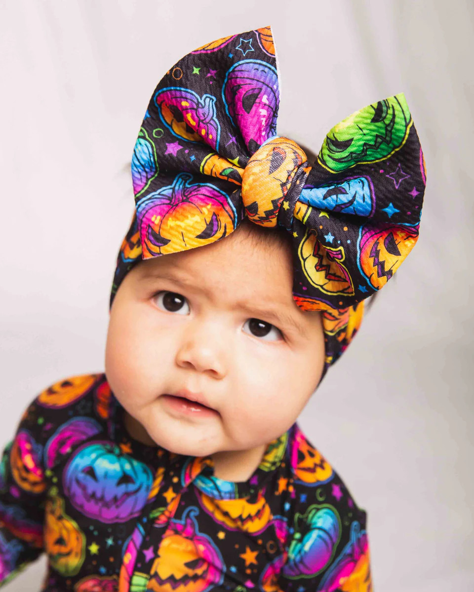 Glow Hard or Glow Home Biggie Bow | Bums & Roses