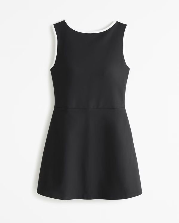 YPB sculptLUX Curve Love Slash Mini Dress | Abercrombie & Fitch (US)