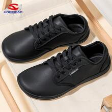Unisex Casual Wide Toe Box Shoes, Black, Minimalist Style, Lightweight Outdoor Slippers, Soft Sole, Comfortable For Men And Women | SHEIN