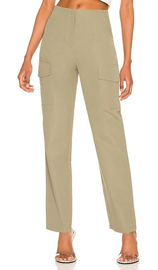 superdown Kimmy Cargo Pant in Olive. - size XS | Revolve Clothing (Global)