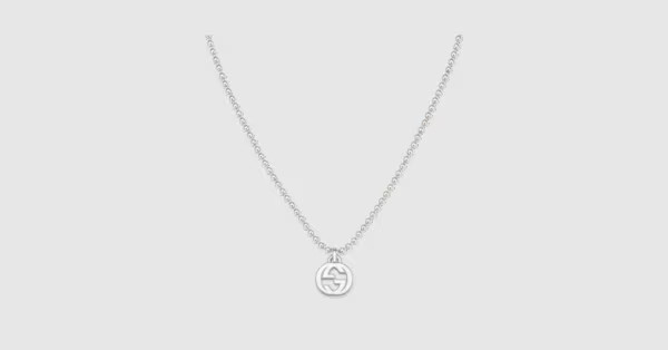 Interlocking G necklace in  silver | Gucci (US)