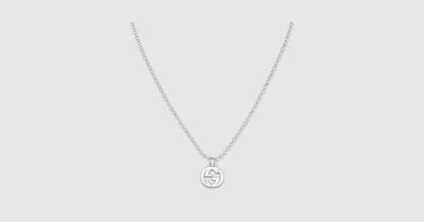 Interlocking G necklace in  silver | Gucci (US)