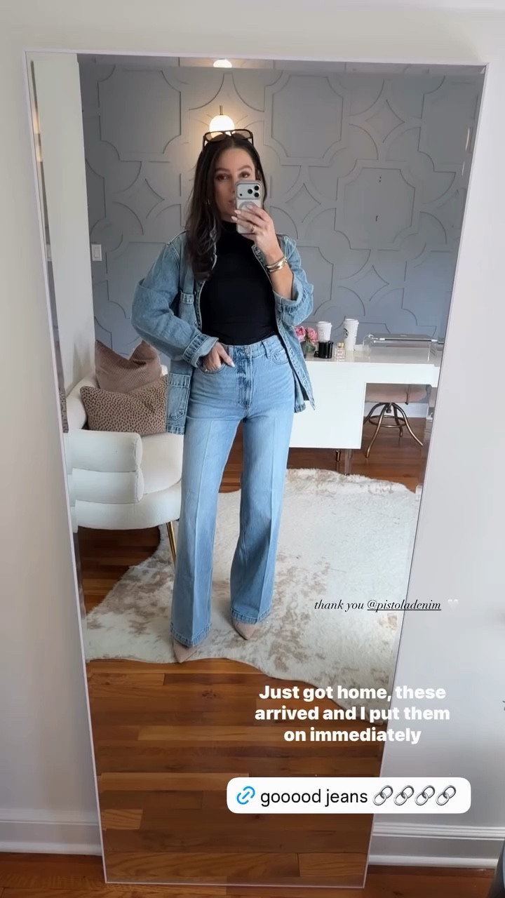 Gooooood spring jeans!!! I sized down a size but you could do your true size, too!

#LTKOver40 #LTKootd #LTKSeasonal