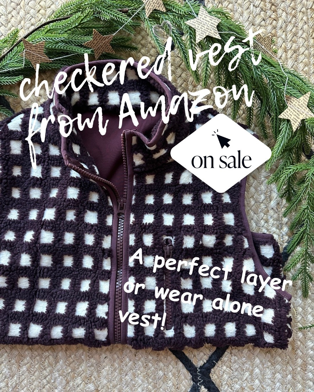 this vest is on sale today!  Love this one layered under a jacket for warmth and a pop of fun! 
would make a cute gift for a college girl or teen on your list!!

#LTKActive #LTKSaleAlert #LTKGiftGuide