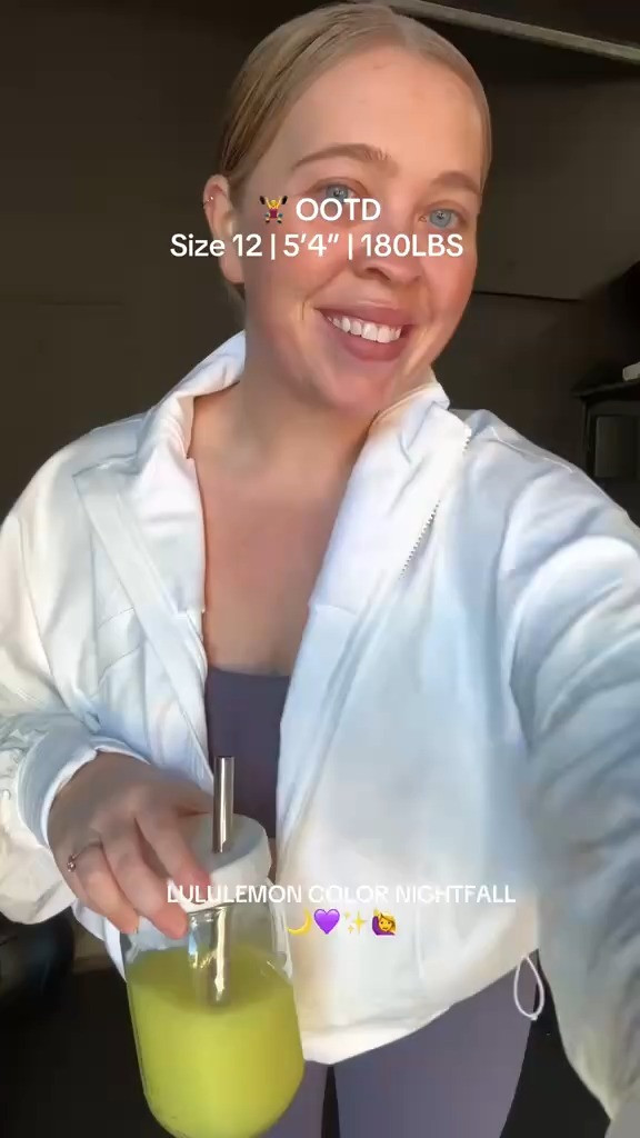 💜 Lululemon Nightfall Exercise OOTD! Wearing a size 12/Large in all Lululemon 

 #LTKActive #LTKMidsize #LTKFitness