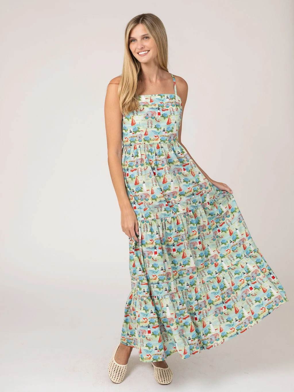The Mallorca Maxi Dress | Nantucket | Beau & Ro
