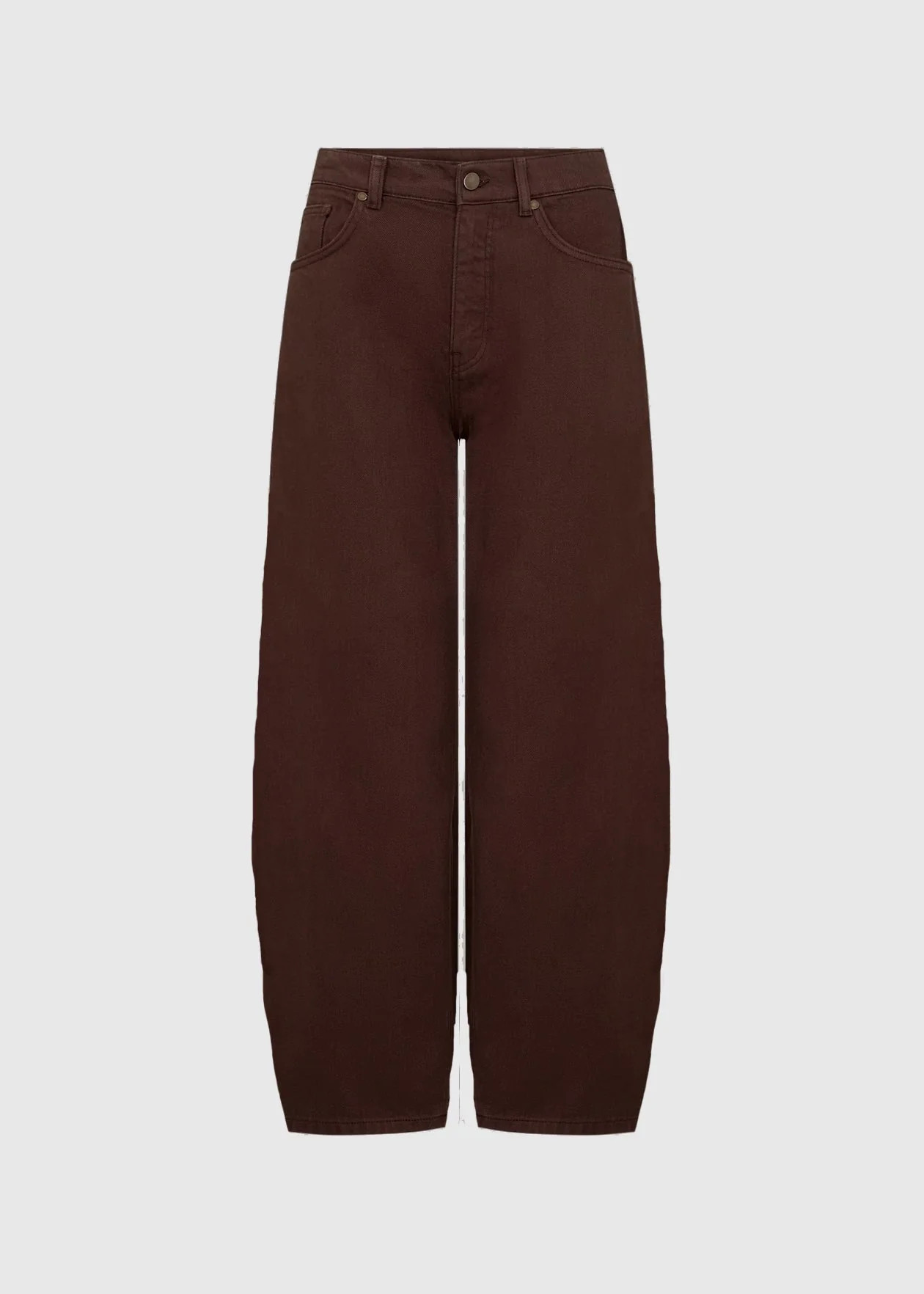 THE BLAKE BARREL JEAN - BROWN DENIM | WAT The Brand