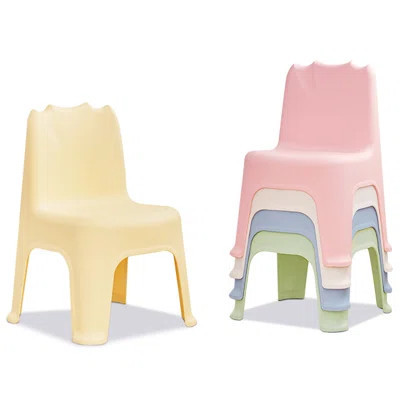 5 Pack Stackable School Chairs For Toddlers, 11" Seat Height And Carrying Handle, Kids Flexible Seating For School, Daycares, Classroom Furniture | Wayfair North America