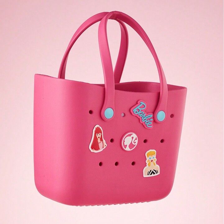 Miniso Barbie Shining Collection Barbie Pink Bento Bag - Cute Crocs Design, Sturdy And Durable Cu... | SHEIN