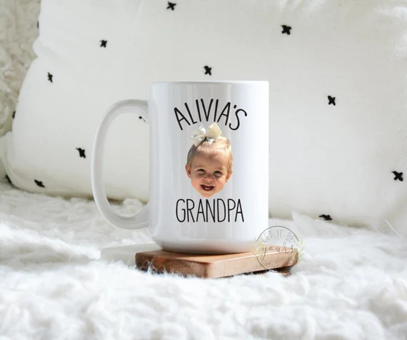 Personalized Grandparent Gift, Baby Photo Gift, Christmas Gift, Photo Gift, Coffee Mug, Gift For ... | Etsy (US)