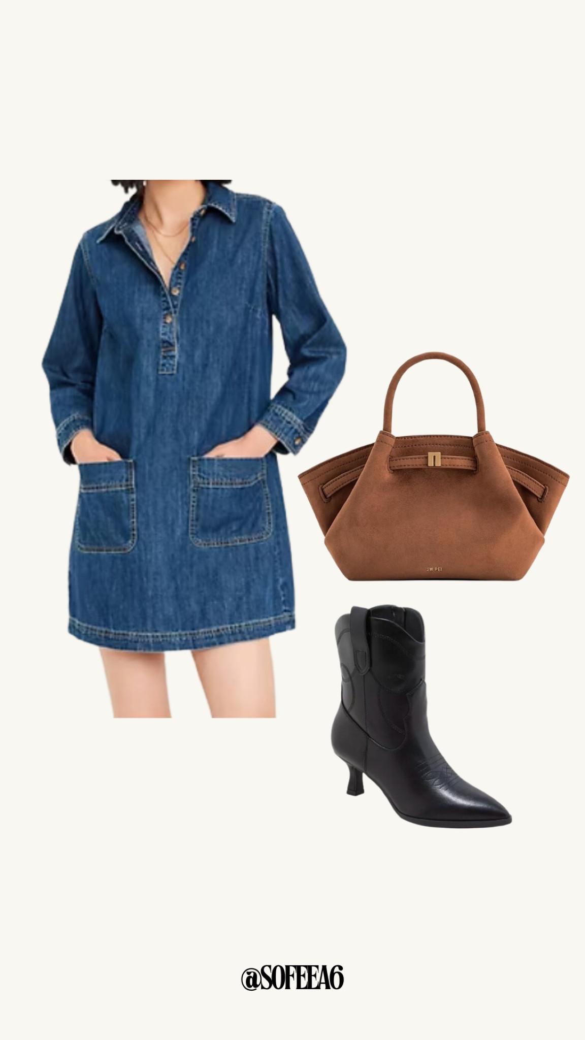 Denim Dress Brown Suede Cowgirl fashion inspired 

#LTKStyleTip #LTKFallSale #LTKSeasonal