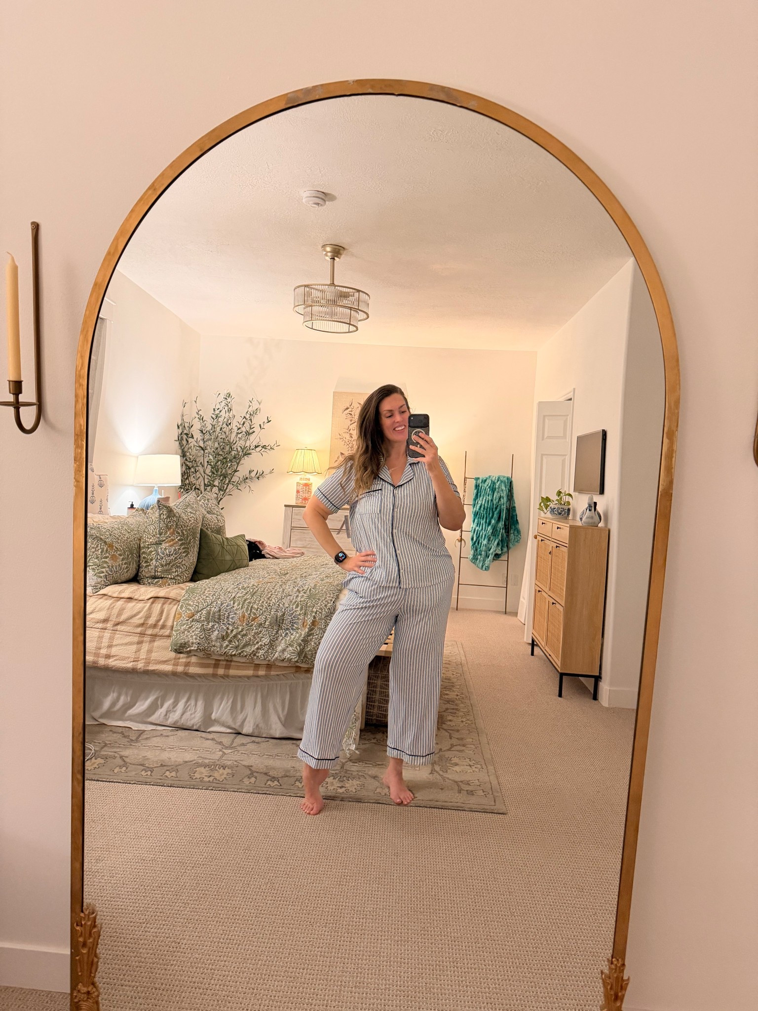 Favorite everyday pjs these stripes are classic! They’re comfortable and affordable + for you moms out there they have functional buttons down the front so it’s breastfeeding friendly 

#LTKdayinmylife #LTKmomlife #LTKFindsUnder50