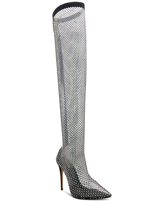 ALDO Women's Arturi Beaded Mesh Dress Boots & Reviews - Boots - Shoes - Macy's | Macys (US)