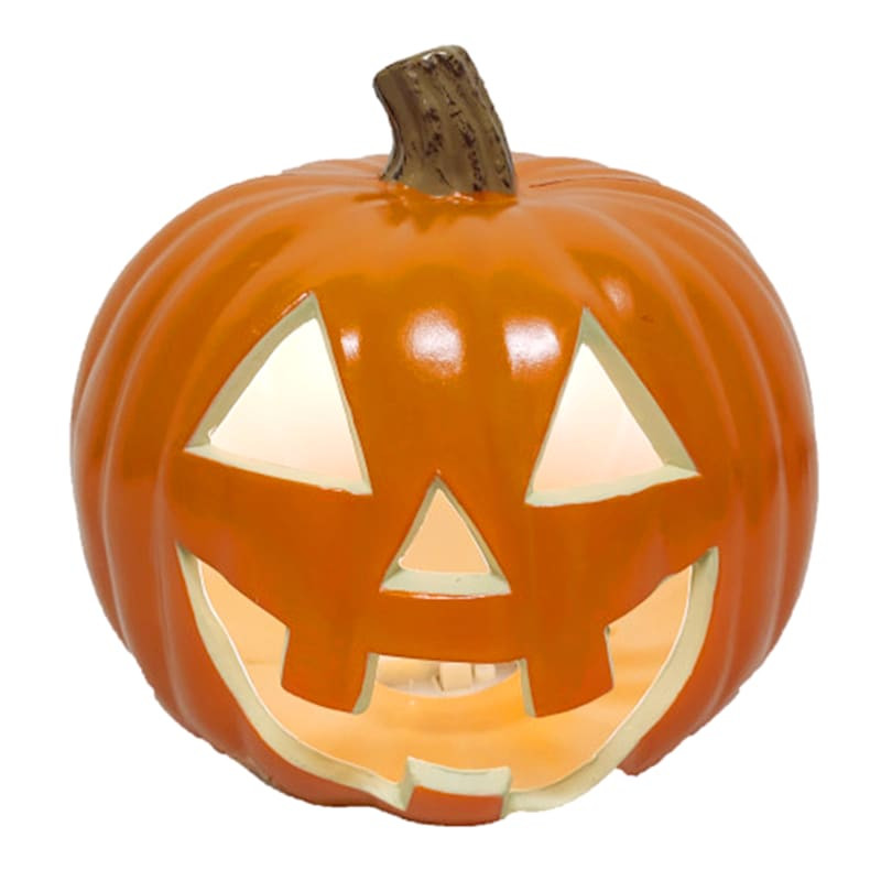 Orange Jack-o'-Lantern Halloween Light, 8.3" | At Home