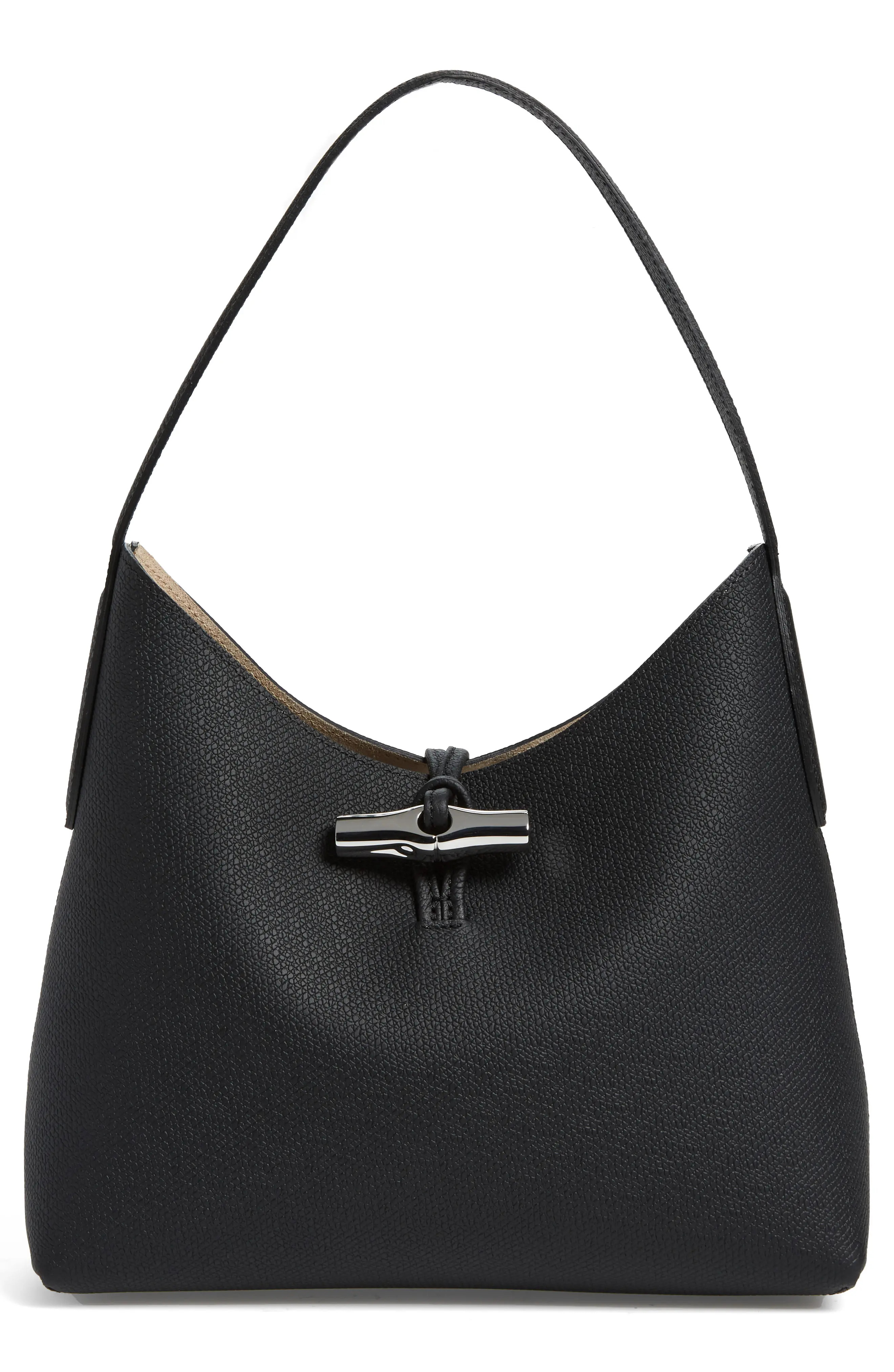 Longchamp Roseau Essential Leather Hobo in Natural at Nordstrom Rack | Nordstrom Rack