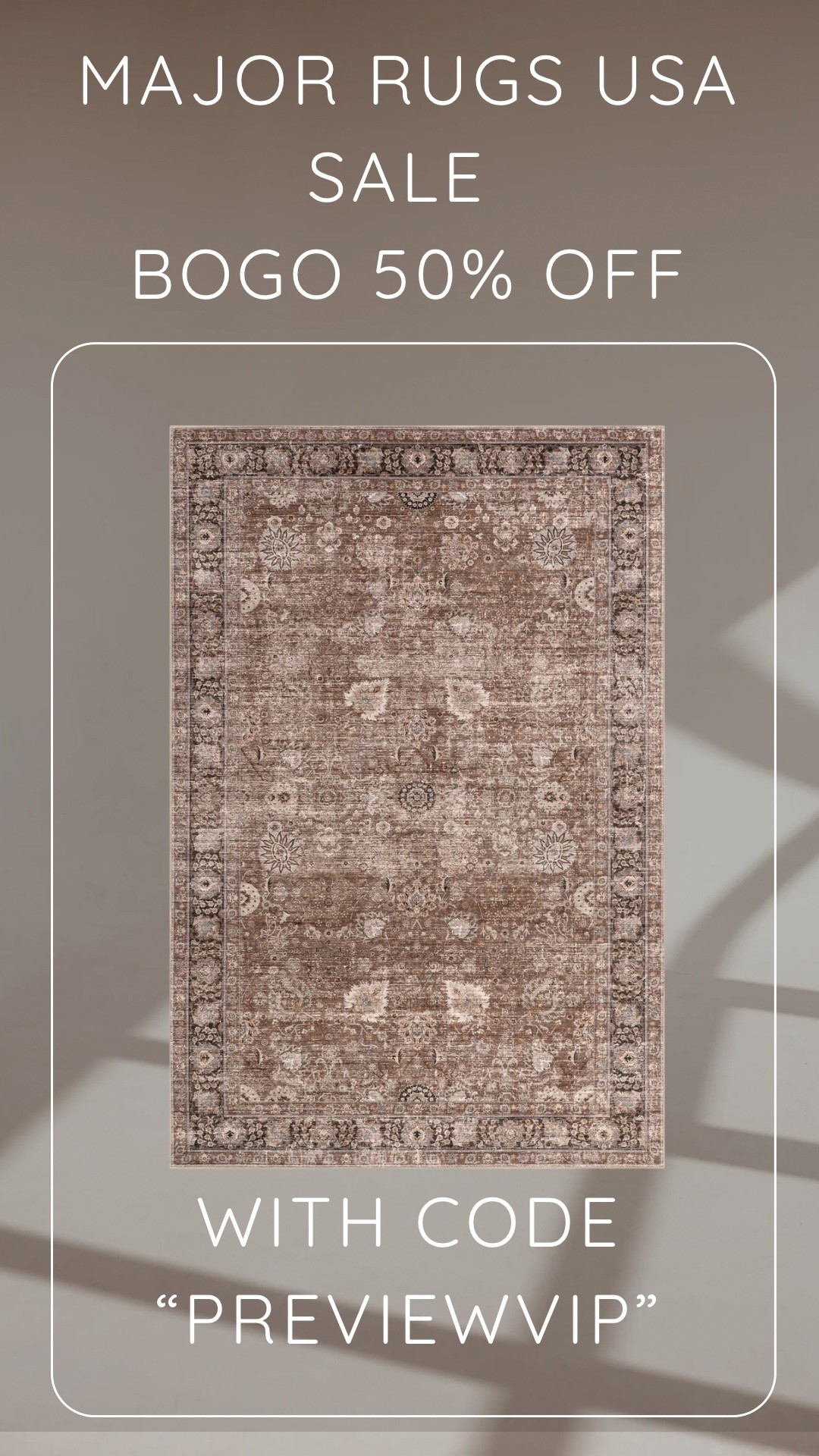 My favorite place to order area rugs is having a MAJOR sale 👏🏼 I get so many of the rugs in my home from Rugs USA & their customer service is honestly one of the best. Right now they’re doing BUY ONE, GET ONE 50% OFF with code PREVIEWVIP 🫶🏼 If you’ve been waiting to refresh your space, now is the time because these sales never last long. So many gorgeous options that look designer without the designer price 🤍 High sellout risk on the popular styles!

#LTKhome #RugsUSA #AreaRugFinds #AffordableHomeDecor #HomeDecorFinds #DesignerLookForLess #LivingRoomInspo #BedroomDecor #NeutralHomeDecor #CozyHome #BudgetFriendlyDecor #LTKSaleAlert

#LTKSaleAlert #LTKHome