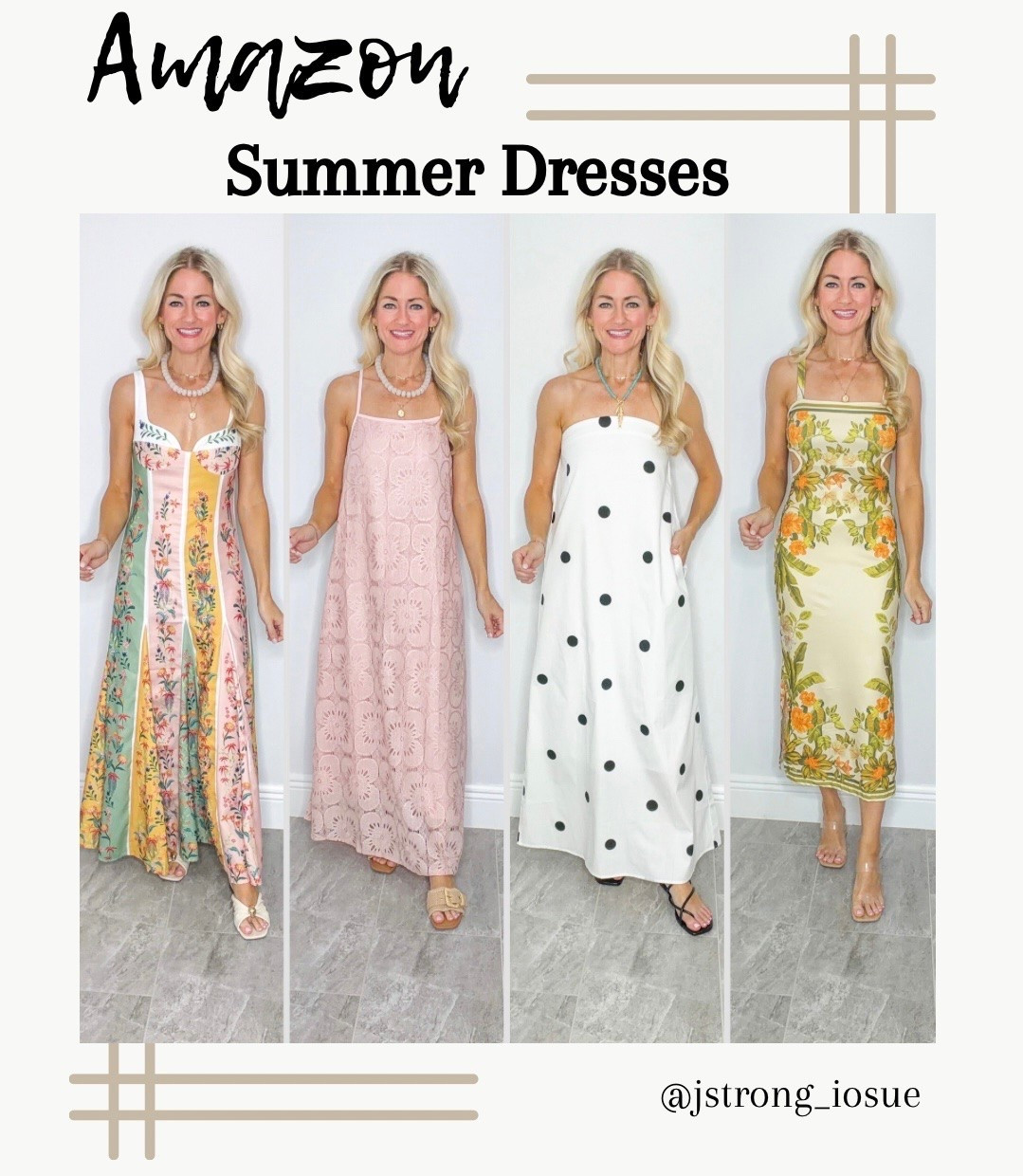 Summer dresses so good you won’t believe they are from Amazon! Pretty floral patterns and trendy polka dots! The quality is 10/10!! Petite friendly and can be worn with flats (I’m 5’1).

#LTKootd #LTKgrwm