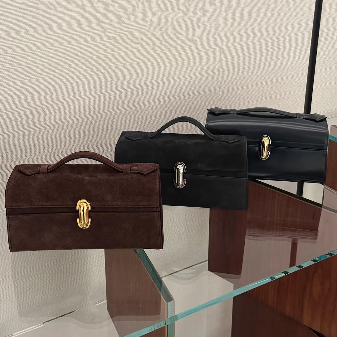 Leather Clutch Bag, Women's Leather Top Handle Bag, Small Leather Tote Bag - Etsy | Etsy (US)