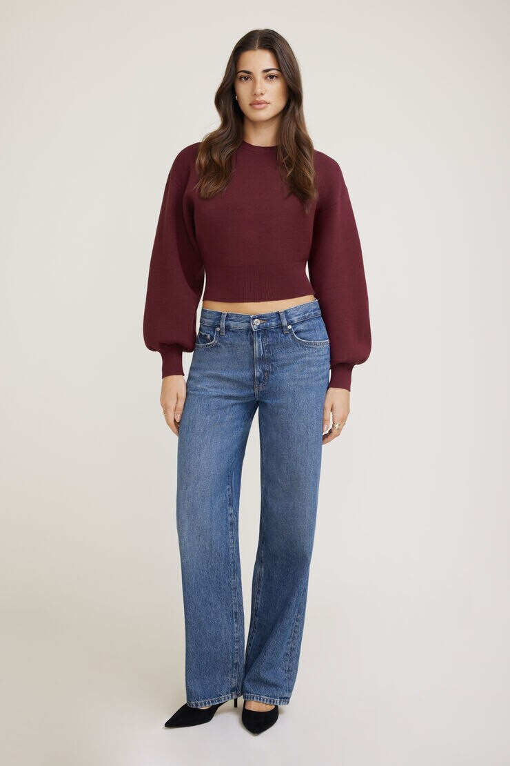 Balloon Sleeve Sweater | Dynamite Clothing