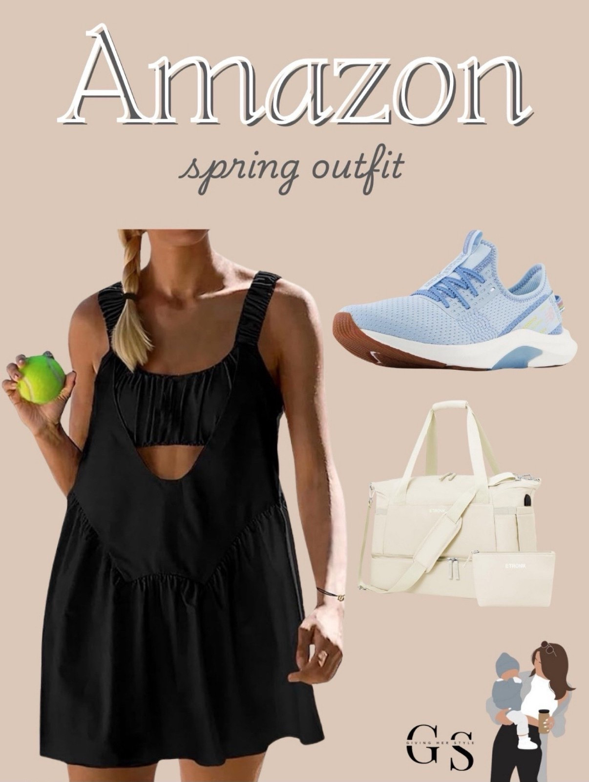 Spring outfit from Amazon 

Amazon outfit idea, Amazon finds, Amazon fashion, Spring outfit from amazon, Travel outfit 
Errands outfit
Casual style, running, gym, errands outift, airport outfit, athletic wear, lounge wear, sneakers, gen x outfit, flowy shorts, white sneakers biker shorts, resort wear, jeans, sandals, gold earrings, ootd, outfit inspo, outfit ideas

#LTKFindsUnder50 #LTKStyleTip #LTKSeasonal