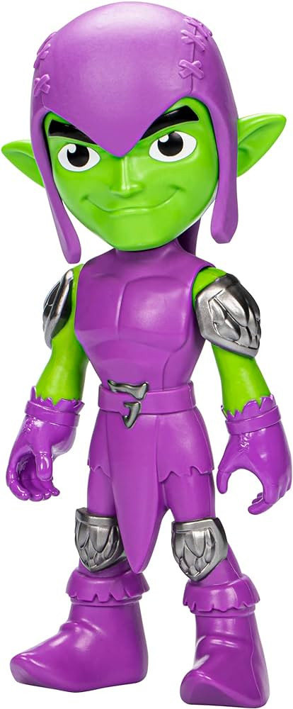 Marvel Spidey and His Amazing Friends Supersized Green Goblin Figure, 9-Inch Action Figure, Presc... | Amazon (US)