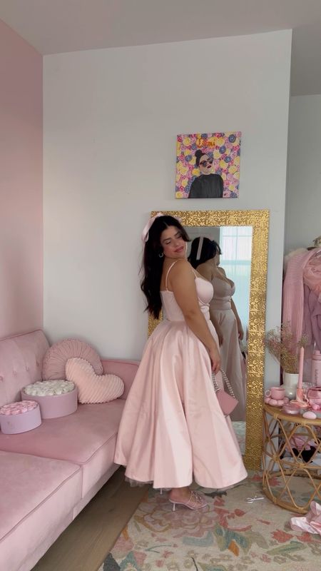 Dress is the Mademoiselle Ballerina Pink dress from House of Cb 🩷

#LTKstyletip #LTKSpringSale