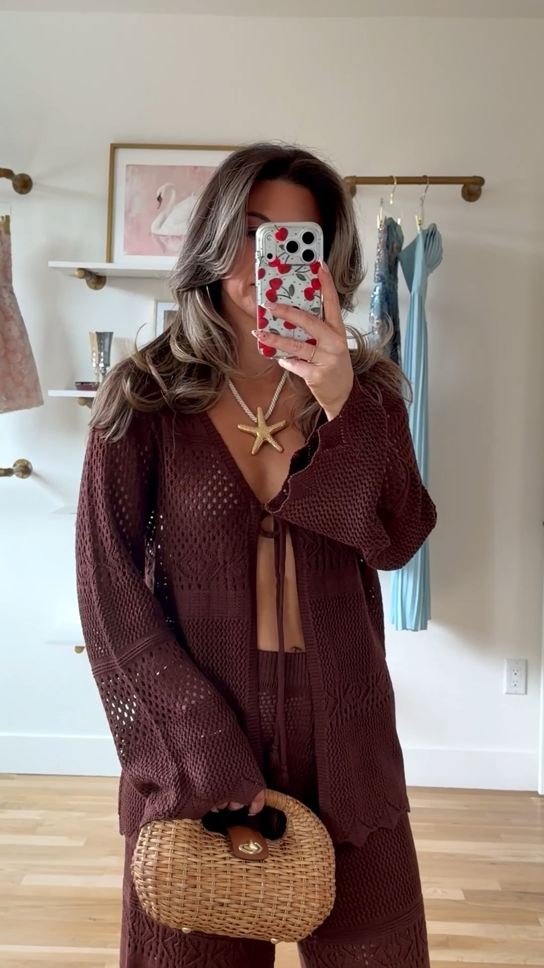 Cupshe summer brown long sleeve pant set crochet coverup summer destination look

Cupshe code: chic
Revolve code: tulip

Wearing my usual smalls

Summer
Vacation
Swimwear
Coverup
Pool
Beach day

#LTKSwim #LTKTravel #LTKootd