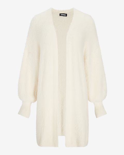 Fuzzy Fur Duster Cardigan | Express