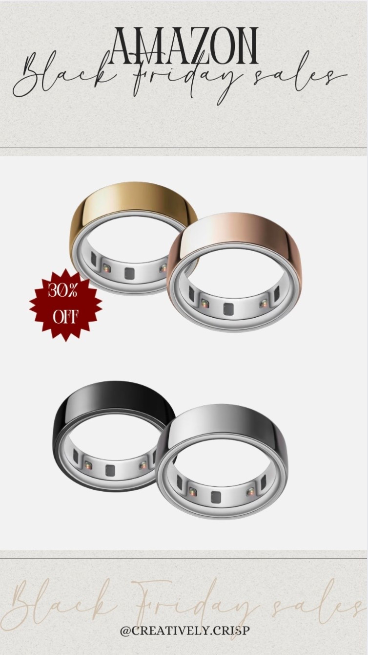 Amazon Black Friday cyber Monday sales start today! 🛍️🙌🏻

Oura rings are currently 30% off! Great deal if you have been eyeing one! 

@amazon #ad #founditonamazon
#WinterFavorites2025

#LTKfitnessgoals #LTKSaleAlert #LTKCyberWeek