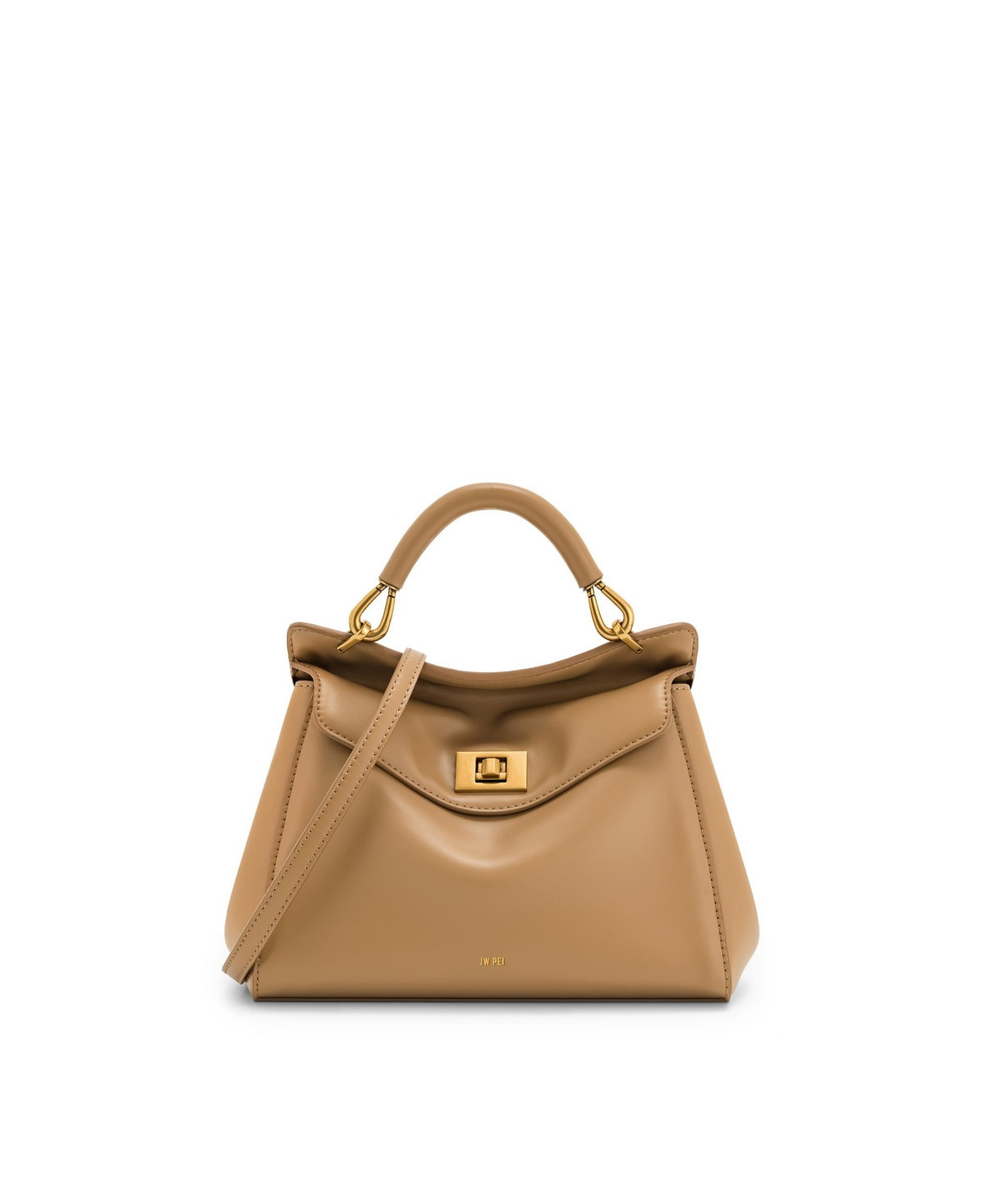 Jw Pei Lucia Classic Top Small Satchel Bag - Brown | Macy's